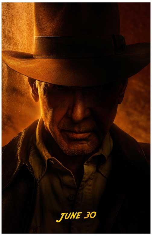 Harrison Ford INDIANA JONES DIAL OF DESTINY advance movie poster 11x17