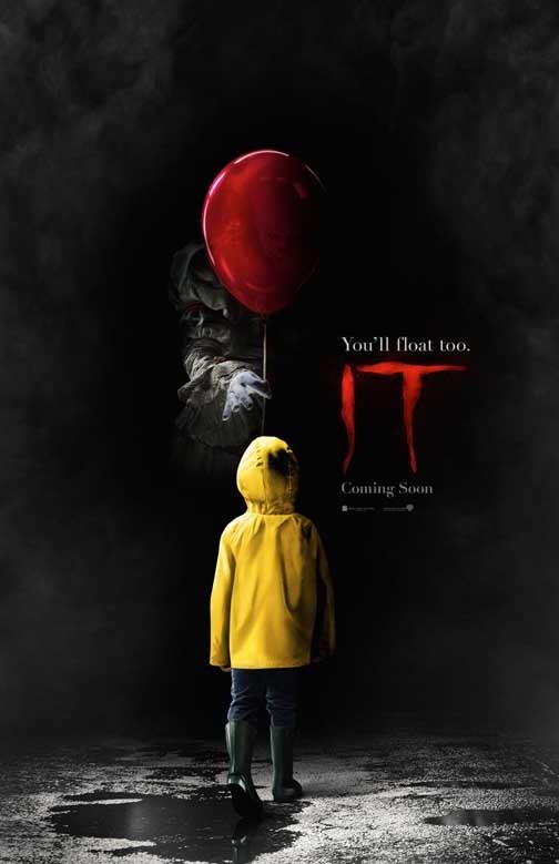 Stephen King's IT Bill Skarsgard advance movie poster 11x17 Pennywise