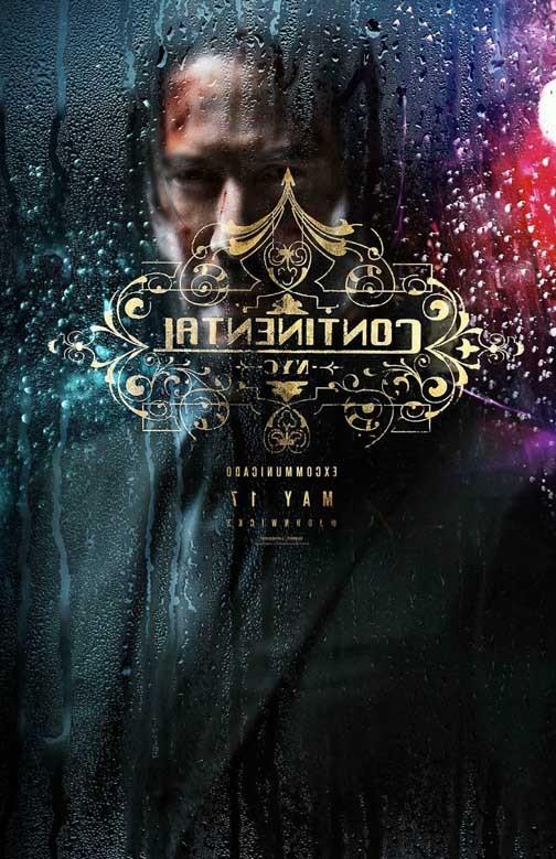 Keanu Reeves JOHN WICK CHAPTER 3 Continental Door advance movie poster 11x17