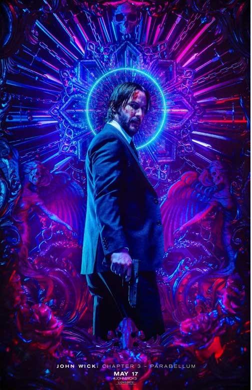 Keanu Reeves JOHN WICK CHAPTER 3 Imax advance movie poster 11x17