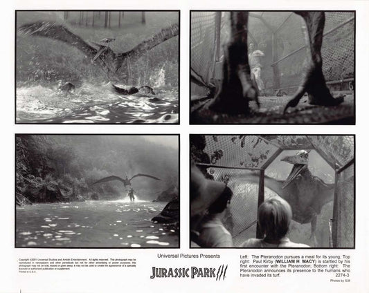 JURASSIC PARK 3 William H. Macy original 8x10 press photo