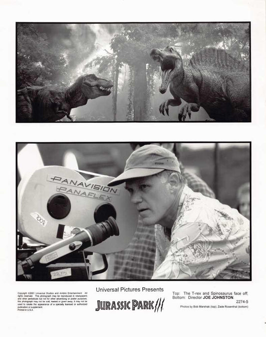 Joe Johnston JURASSIC PARK 3 original 10x8 press photo