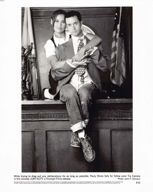 Pauly Shore JURY DUTY Tia Carrere 1995 original 8x10 press photo