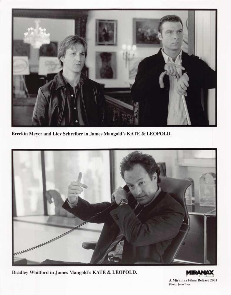 Bradley Whitford KATE & LEOPOLD Liev Schreiber original 8x10 press photo 2001