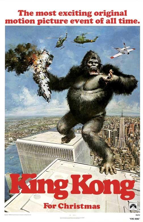 Jessica Lange KING KONG Jeff Bridges advance movie poster 11x17