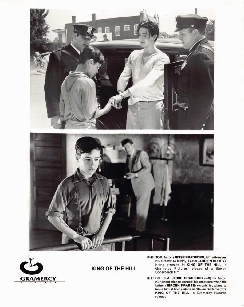 Jesse Bradford KING OF THE HILL Adrien Brody original 8x10 press photo 1993