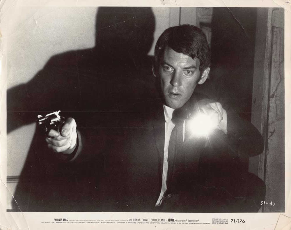 Donald Sutherland KLUTE original 10x8 press photo 1971