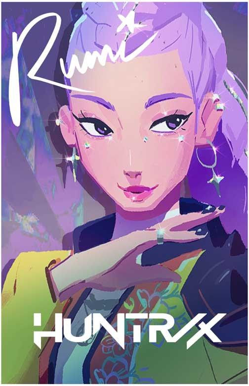 K-POP DEMON HUNTERS Rumi movie poster 11x17