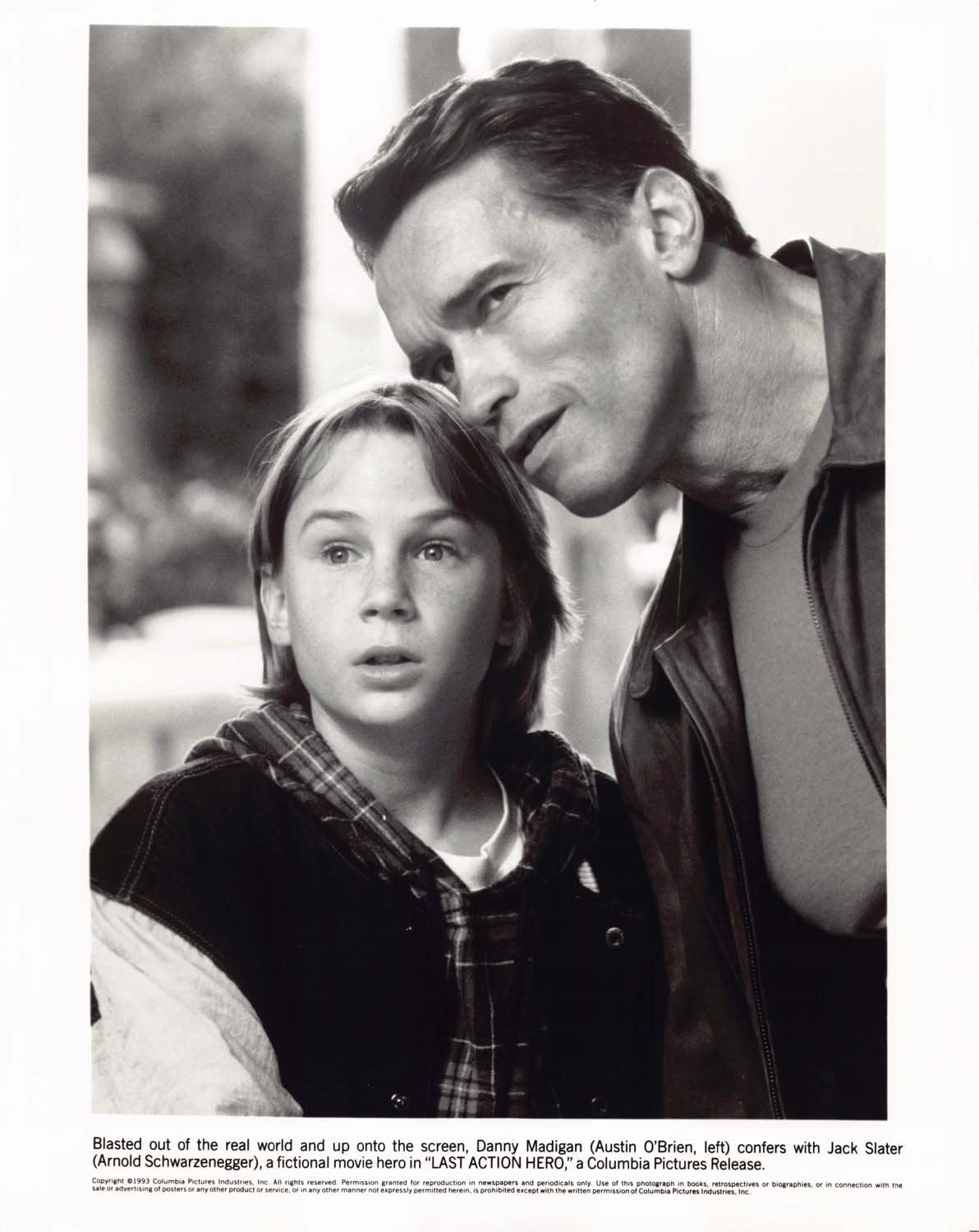 Arnold Schwarzenegger LAST ACTION HERO 1993 original 8x10 press photo