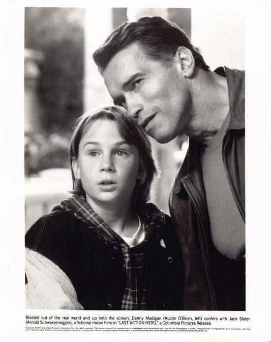 Arnold Schwarzenegger LAST ACTION HERO 1993 original 8x10 press photo