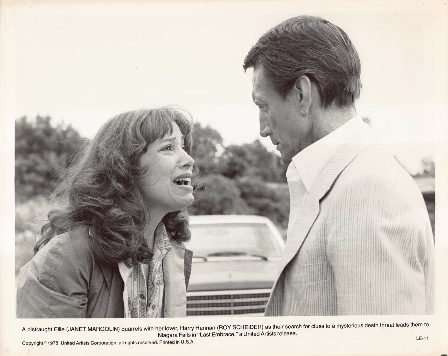Janet Margolin LAST EMBRACE Roy Scheider original press photo 1978