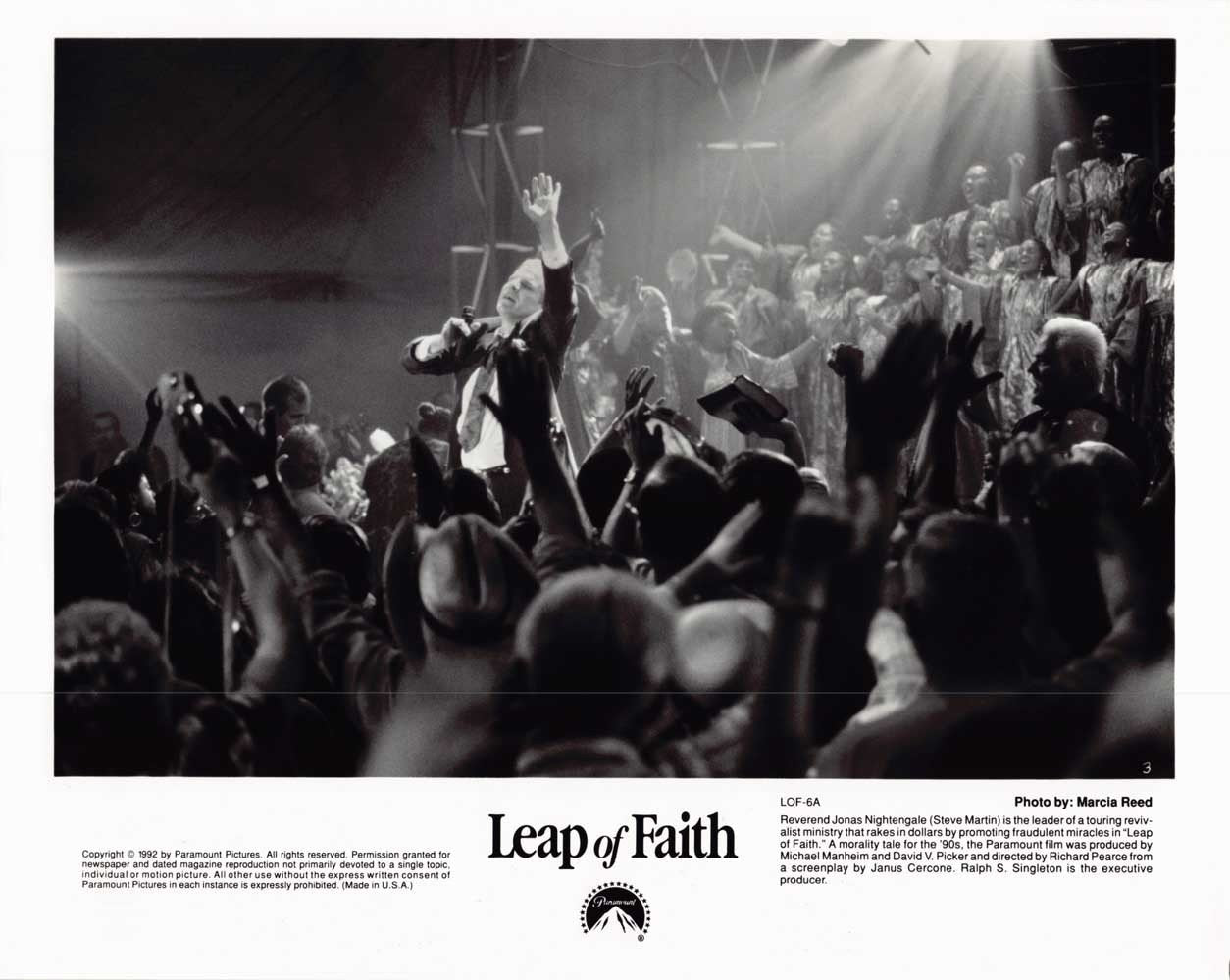 Steve Martin LEAP OF FAITH original 10x8 press photo 1992