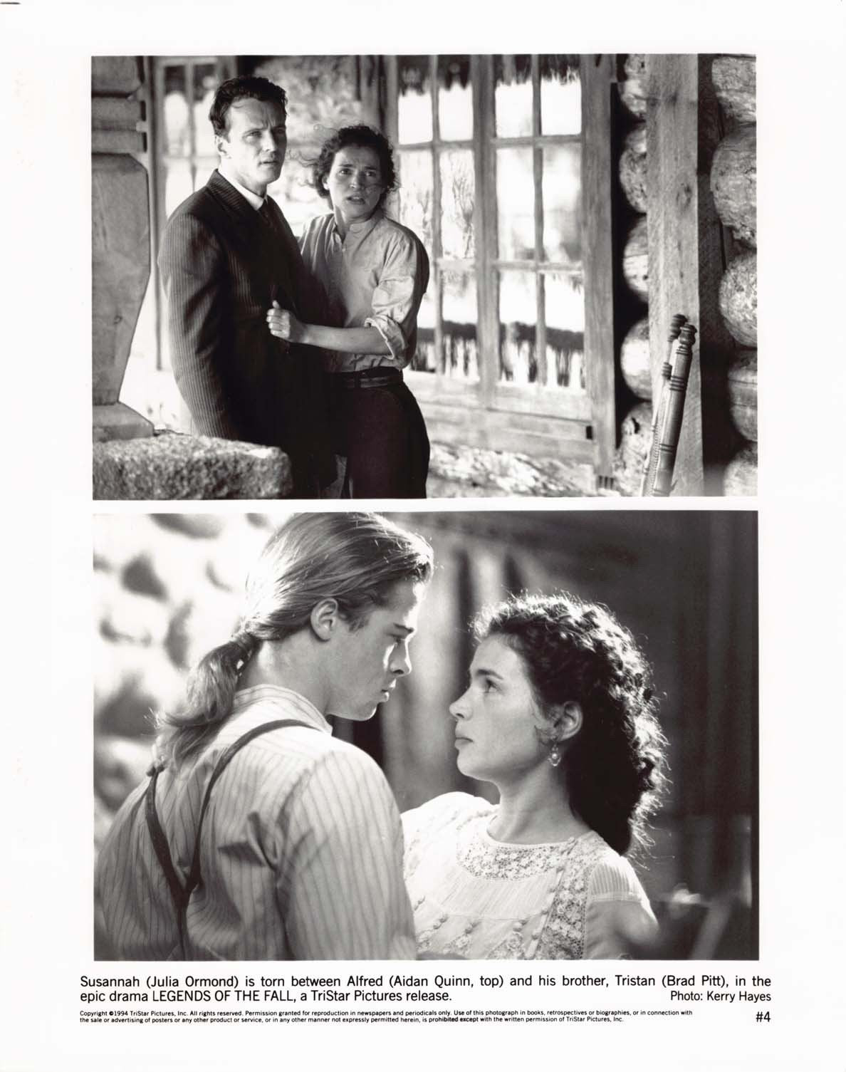 Anthony Hopkins LEGENDS OF THE FALL Brad Pitt original press photos 1994
