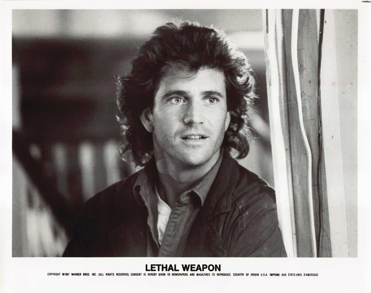 Mel Gibson LETHAL WEAPON Danny Glover original studio 8x10 press photos 1987