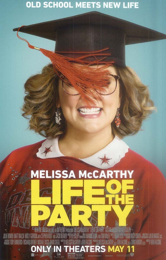 Melissa McCarthy LIFE OF THE PARTY original studio movie poster 11x17