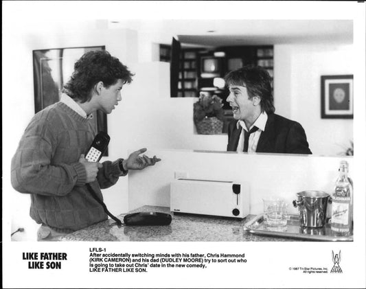 Kirk Cameron LIKE FATHER LIKE SON Dudley Moore original 10x8 press photo 1987