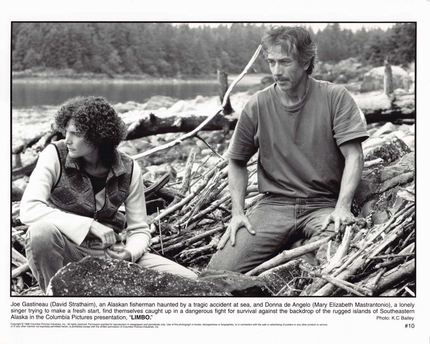 Mary Elizabeth Mastrantonio LIMBO David Strathairn original 8x10 photo 1998