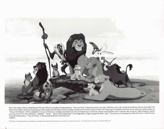Matthew Broderick LION KING James Earl Jones original press photos 1994