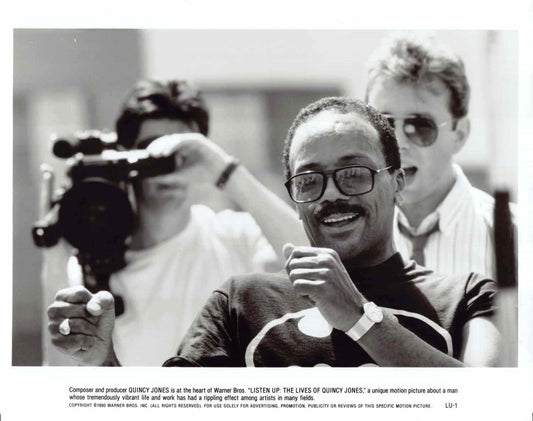 LISTEN UP THE LIVES OF QUINCY JONES original press photo 1990