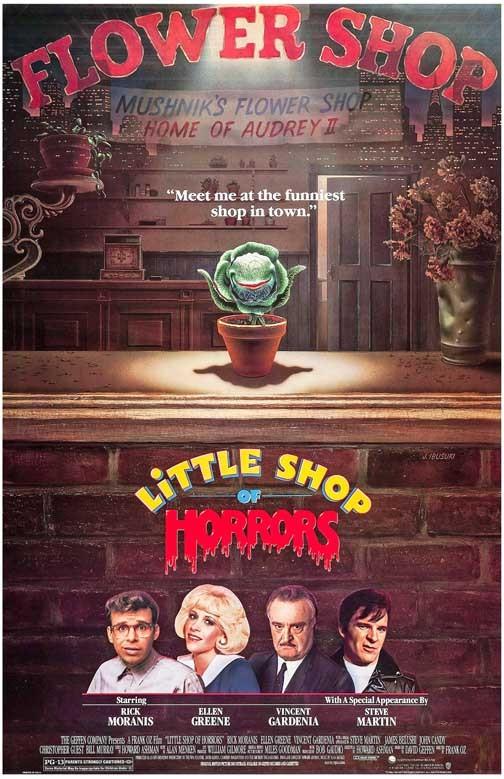 Rick Moranis LITTLE SHOP OF HORRORS Steve Martin movie poster 11x17