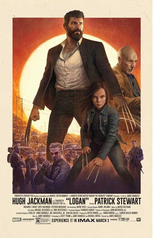 Hugh Jackman LOGAN Imax movie poster 11x17