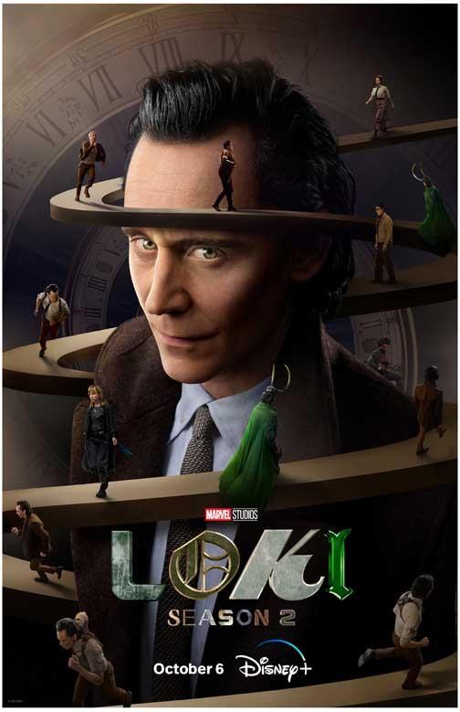 Tom Hiddleston LOKI Spiral advance poster 11x17 S2