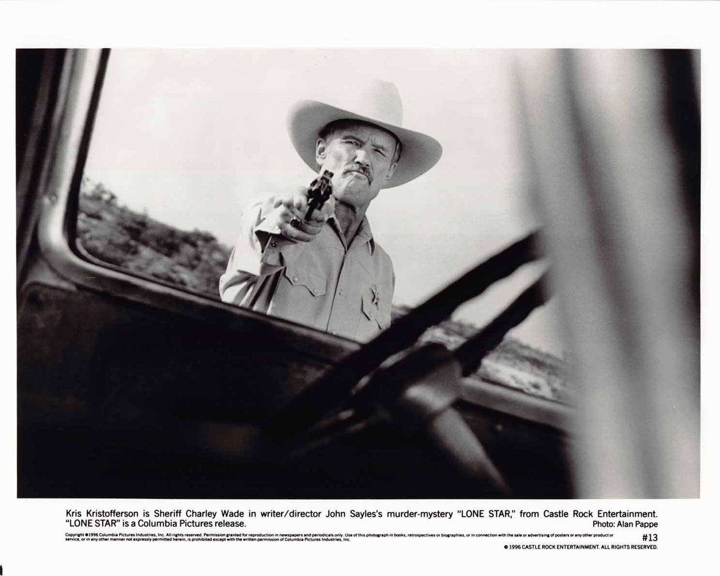 Kris Kristofferson LONE STAR original 8x10 press photo John Sayles