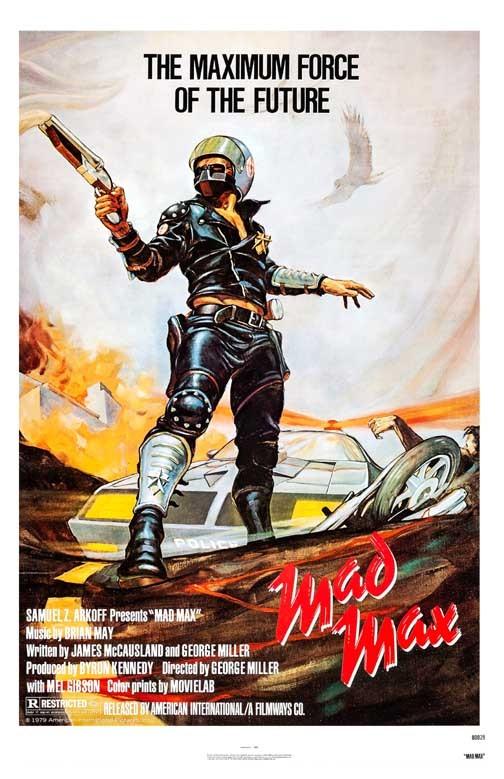 Mel Gibson MAD MAX movie poster 11x17 George Miller