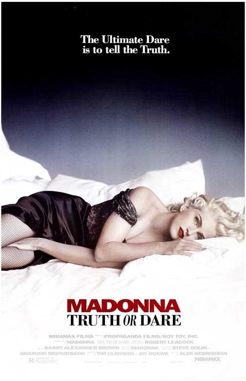 Madonna TRUTH OR DARE movie poster 11x17
