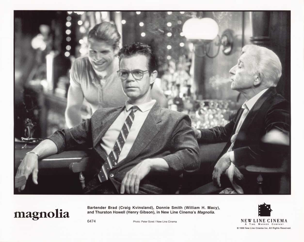 William H Macy MAGNOLIA Henry Gibson original 10x8 press photo 1999