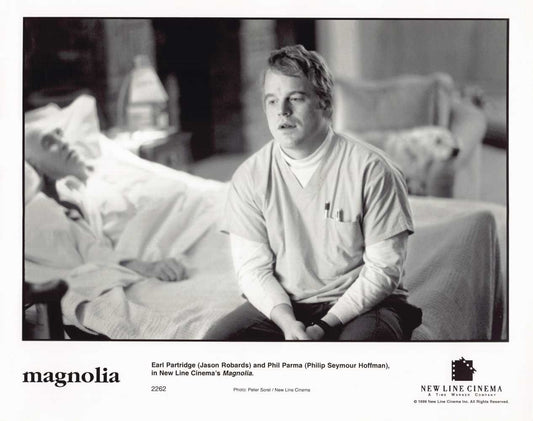 Philip Seymour Hoffman MAGNOLIA Jason Robards original 10x8 press photo 1999
