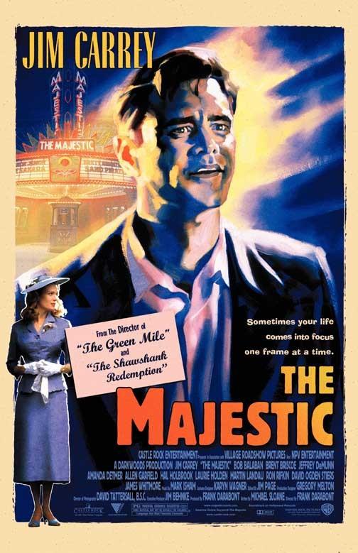Jim Carrey THE MAJESTIC Martin Landau Laurie Holden movie poster 11x17 Darabont