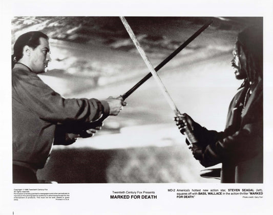 Steven Seagal MARKED FOR DEATH 1990 original 8x10 press photo