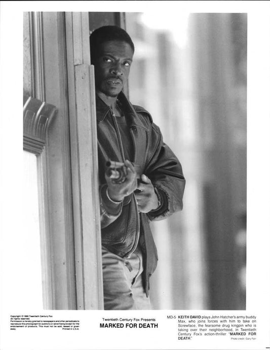 Keith David MARKED FOR DEATH original 8x10 press photo 1990