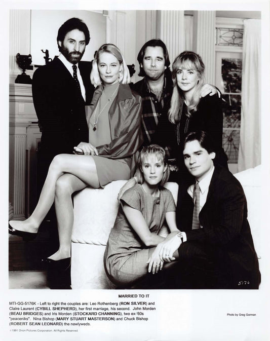 Cybill Shepherd MARRIED TO IT Ron Silver 1990 original 8x10 press photos