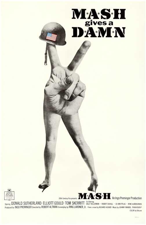 Donald Sutherland M*A*S*H Elliot Gould Tom Skerritt movie poster 11x17