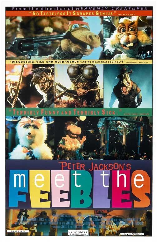 Peter Jackson's MEET THE FEEBLES movie poster 11x17
