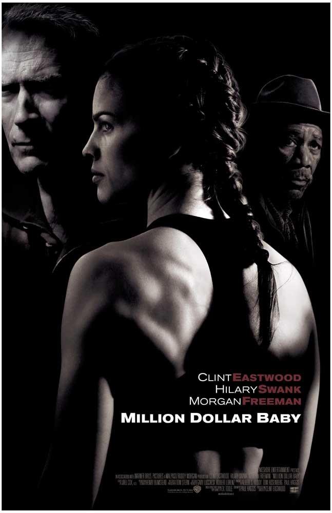 Clint Eastwood MILLION DOLLAR BABY Hilary Swank Morgan Freeman poster 11x17