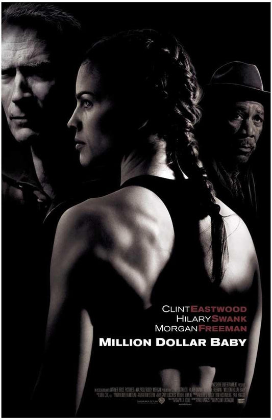 Clint Eastwood MILLION DOLLAR BABY Hilary Swank Morgan Freeman poster 11x17