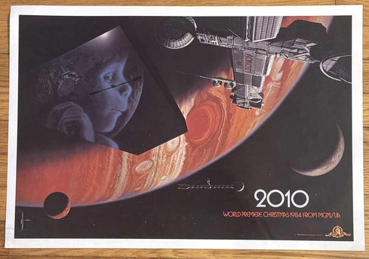 Roy Scheider 2010 Helen Mirren Keir Dullea promo 13x18½ mini poster 1984