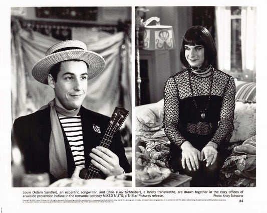 Adam Sandler MIXED NUTS Liev Schreiber Rita Wilson original 8x10 press photos