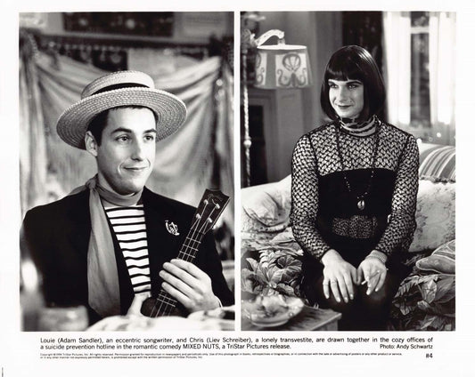 Adam Sandler MIXED NUTS Steve Martin Rita Wilson original 8x10 press photos 1994