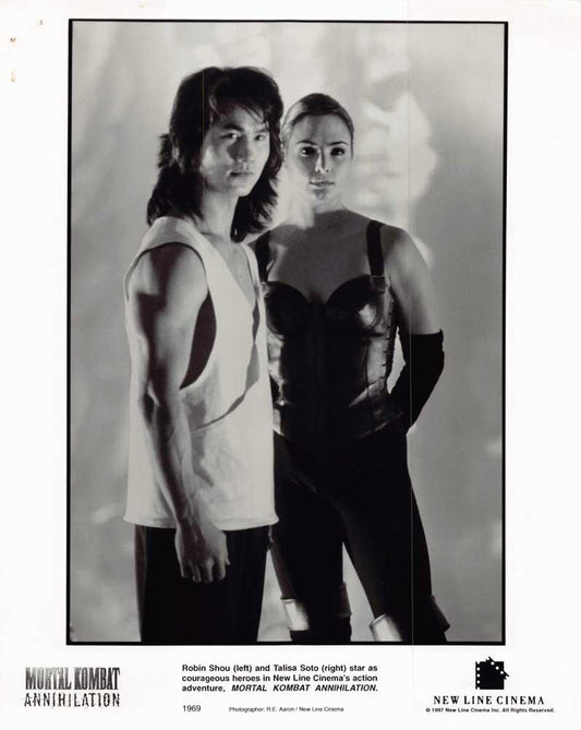 Robin Shou MORTAL KOMBAT ANNIHILATION Talisa Soto original 8x10 press photo 1997