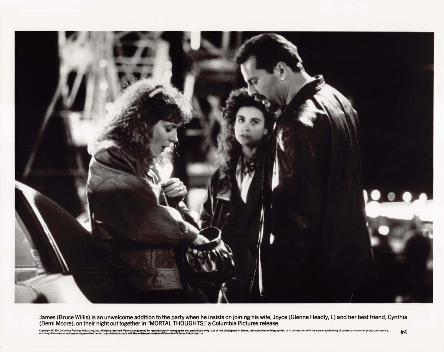 Glenne Heady MORTAL THOUGHTS Demi Moore Bruce Willis original press photo 1991