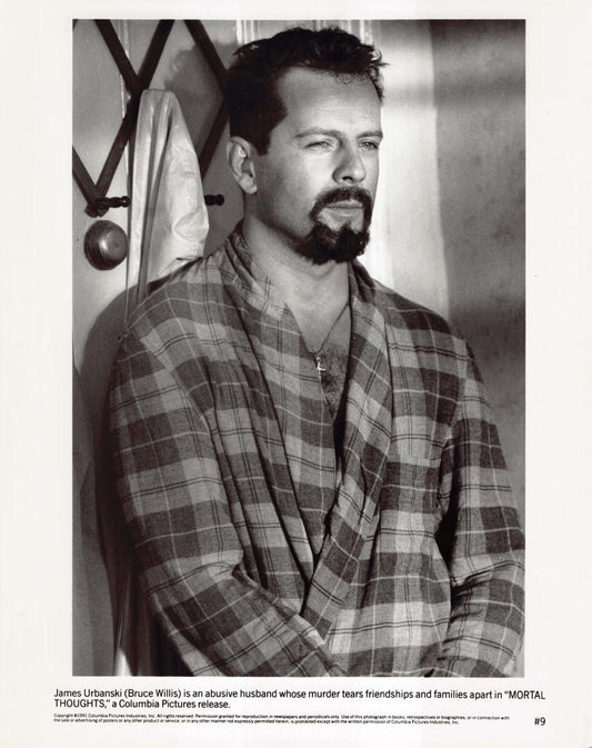 Bruce Willis MORTAL THOUGHTS original press photo 1991