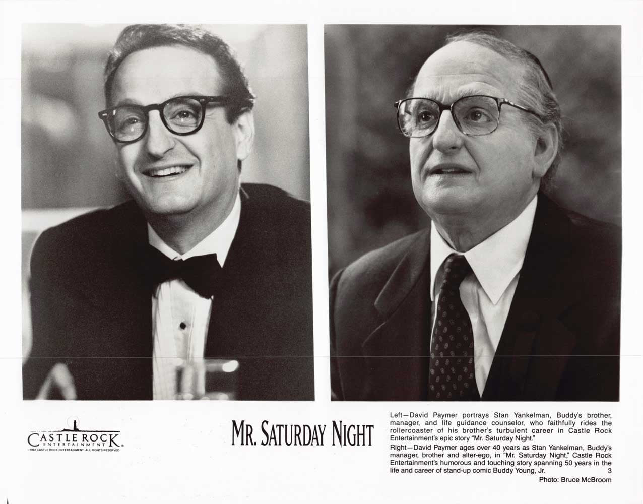 David Paymer MR SATURDAY NIGHT original 10x8 press photo 1992