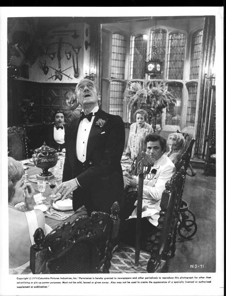 Peter Falk MURDER BY DEATH David Niven original 8x10 press photo 1976