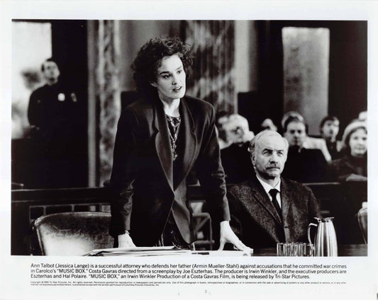 Jessica Lange MUSIC BOX Armin Mueller-Stahl original 8x10 press photo 1989