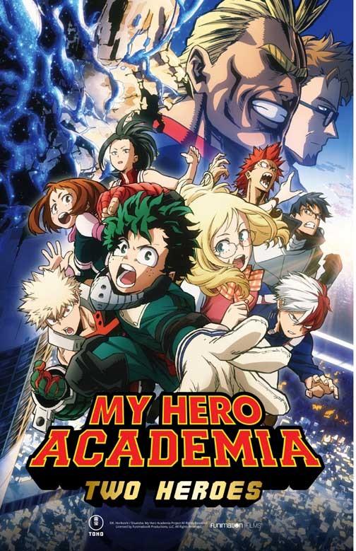 MY HERO ACADEMIA TWO HEROES movie poster 11x17