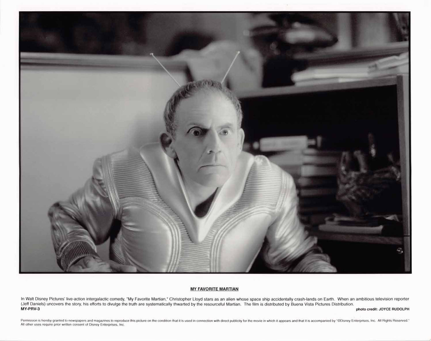 Christopher Lloyd MY FAVORITE MARTIAN original press photos 1999